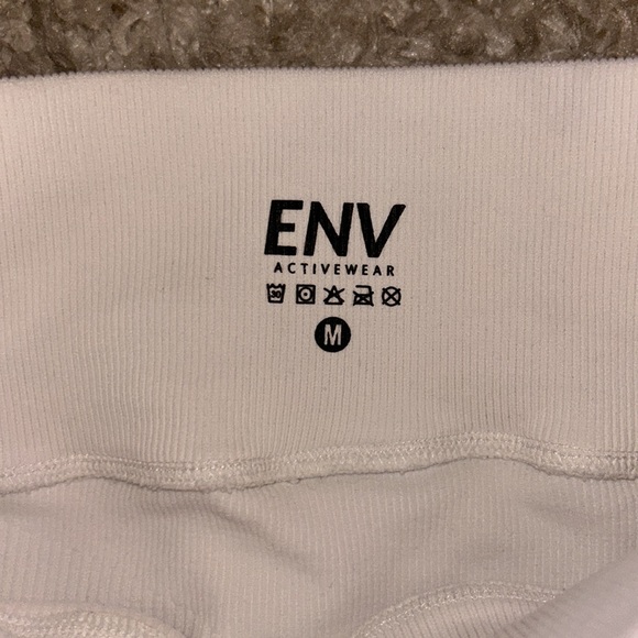 ENV Ice White Ribbed Leggings - Picture 3 of 5